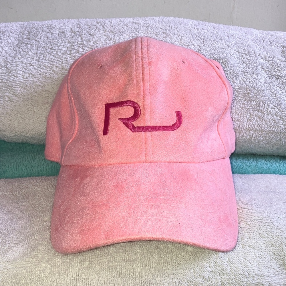 Pink Cap with "R" Monogram